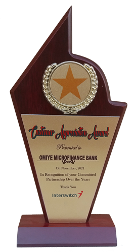 Customer Appreciation Award